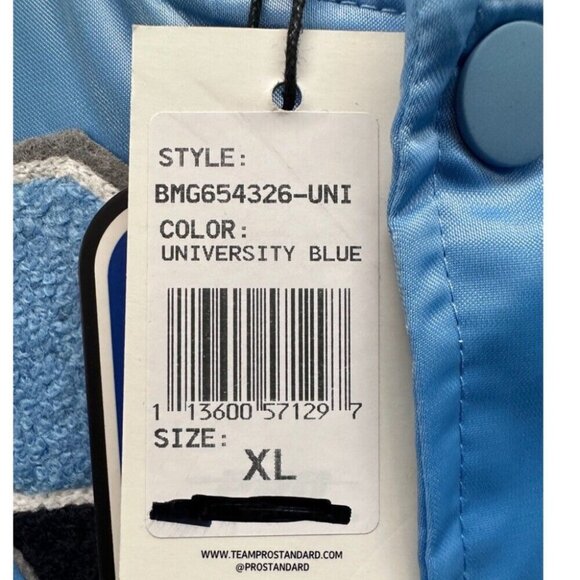 NBA Memphis Grizzlies Retro Mash Up Logo Satin Jacket Pro Standard XL NEW! - Picture 4 of 6